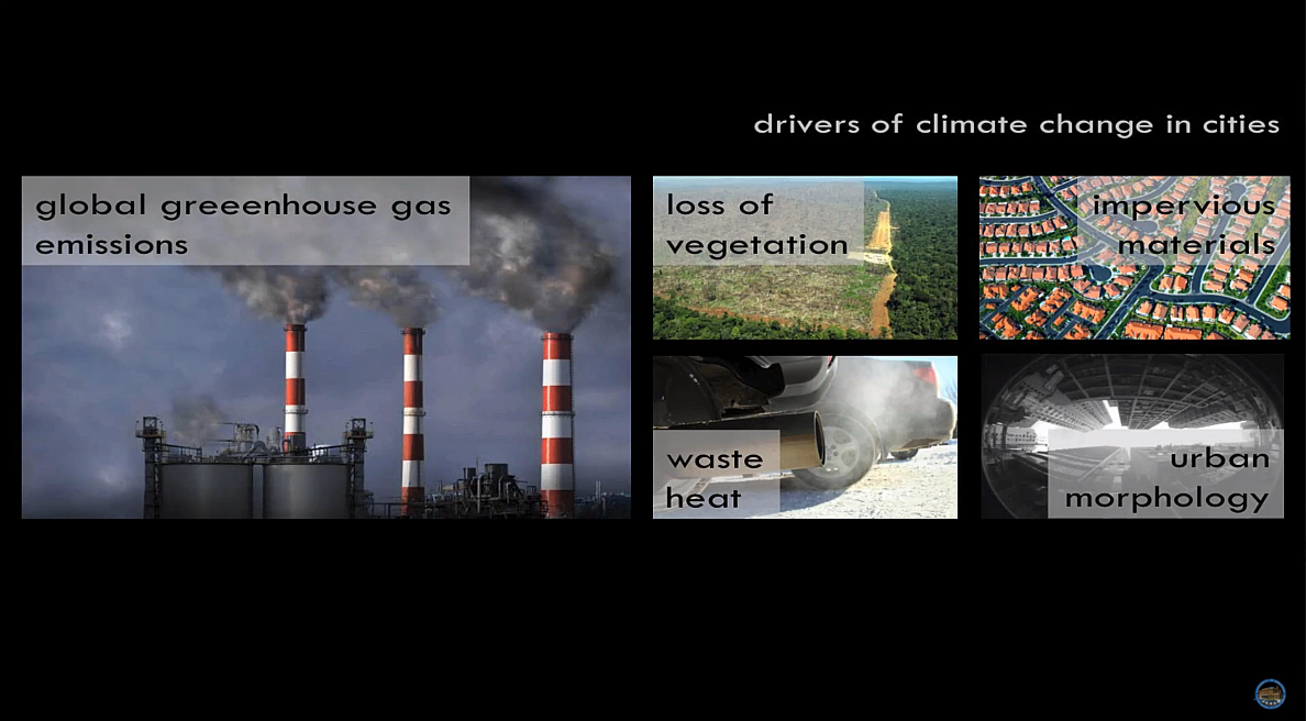 Brian Stone - Drivers of Urban Heat graphic